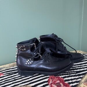 Saint Laurent combat boots